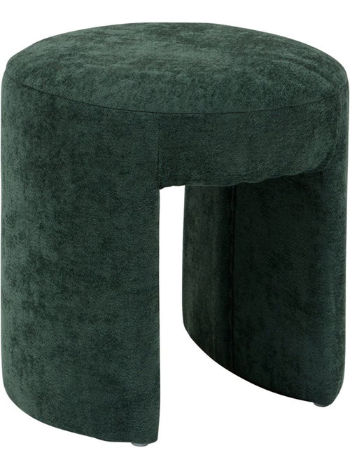 Pouf contemporain 2 pieds en bois JIN - Kiabi Pouf contemporain 2 pieds en bois JIN - Kiabi