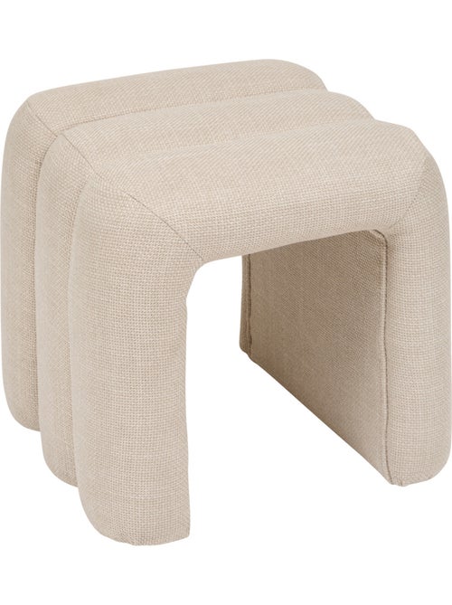 Pouf contemporain SISCO - Kiabi