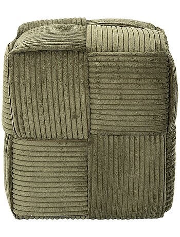 Pouf côtelé collection MOANA Rectangulaire