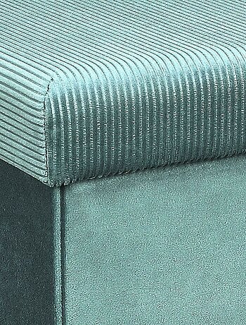 Pouf côtelé et velours collection DIANE