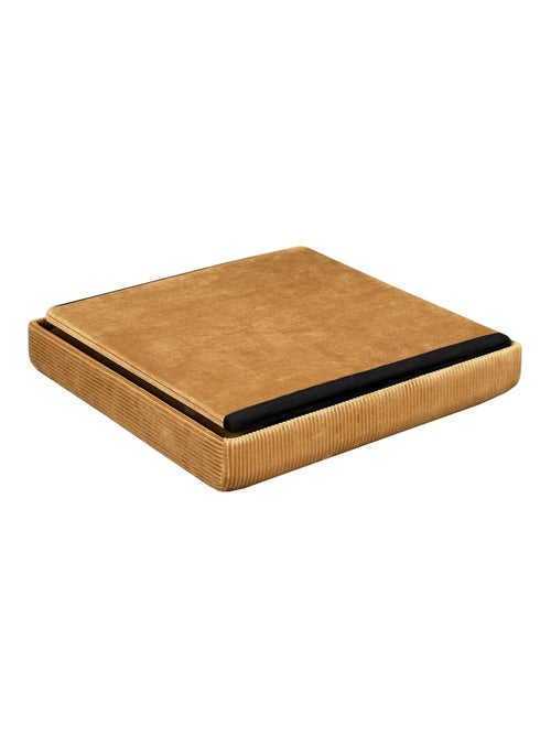 Pouf côtelé et velours collection DIANE - Kiabi