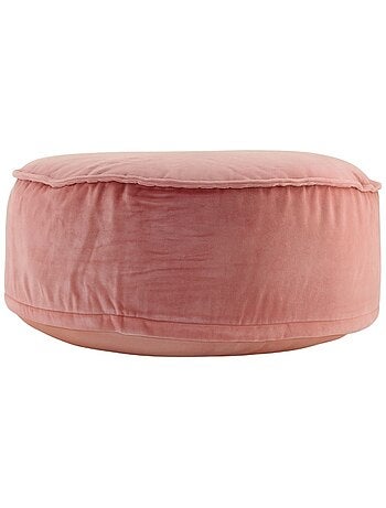 Pouf coussin en velours XL 65x25cm