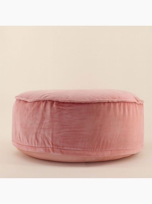 Pouf coussin en velours XL 65x25cm - Kiabi