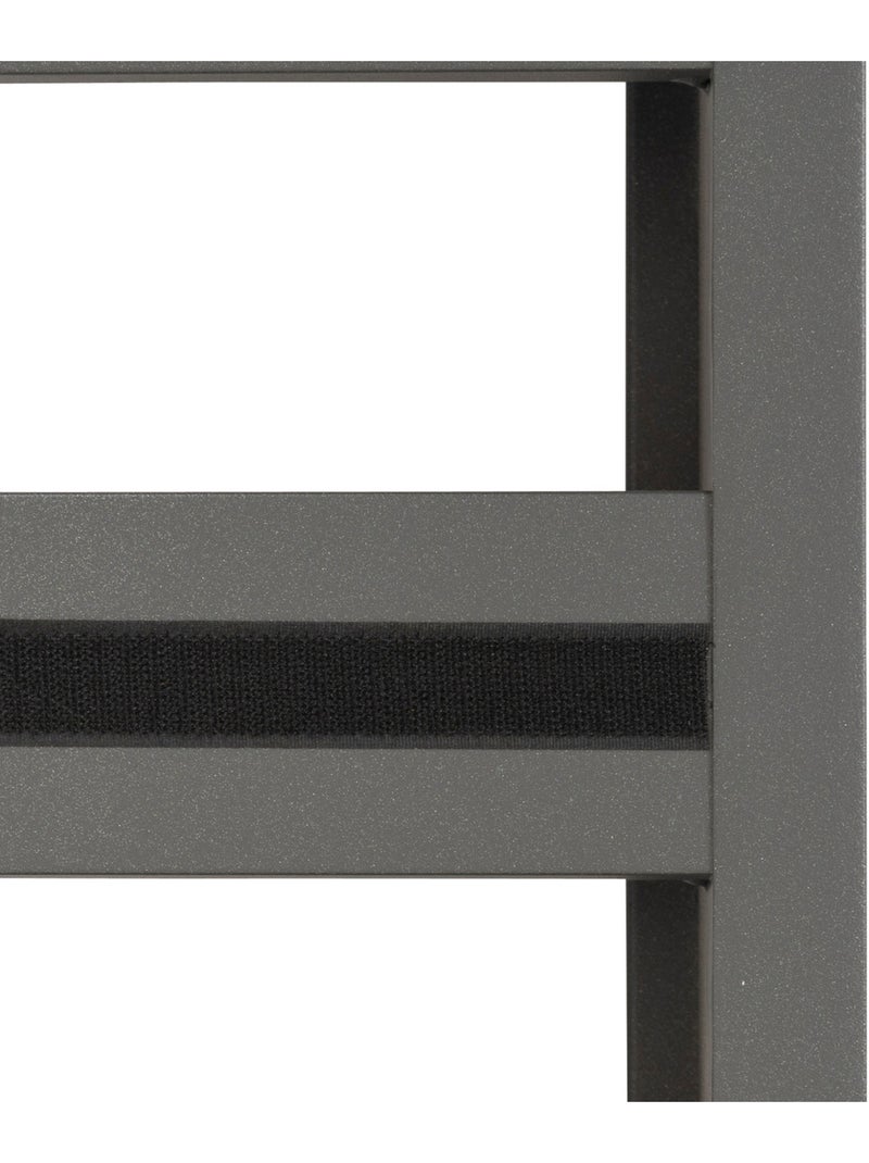 Pouf de jardin en aluminium ALLURE gris anthracite - Kiabi