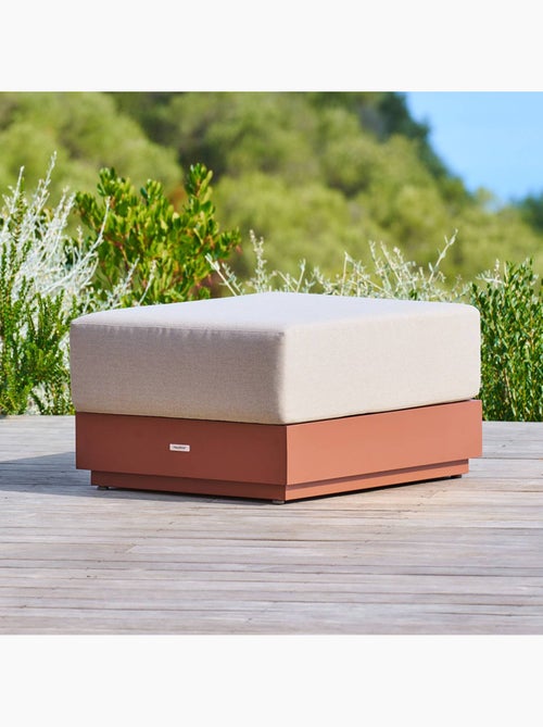 Pouf de jardin en aluminium ALLURE - Kiabi