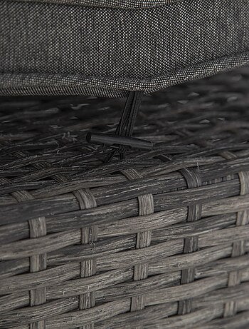 Pouf de jardin en résine tressée Mayari