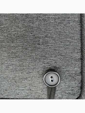Pouf de jardin rectangulaire en résine tressée MOORÉA