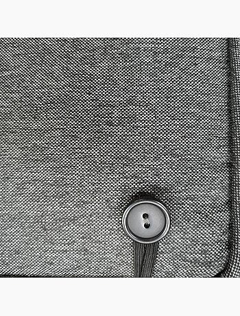 Pouf de jardin rectangulaire en résine tressée MOORÉA