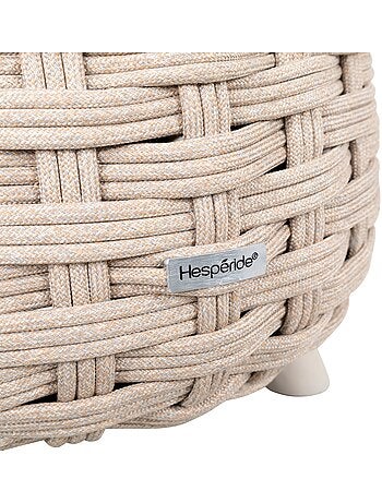 Pouf de jardin tressé rond OBBAE