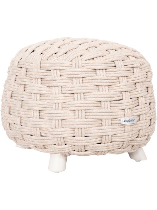 Pouf de jardin tressé rond OBBAE - Kiabi