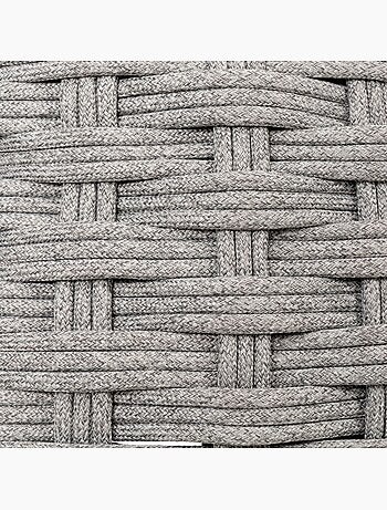 Pouf de jardin tressé rond OBBAE