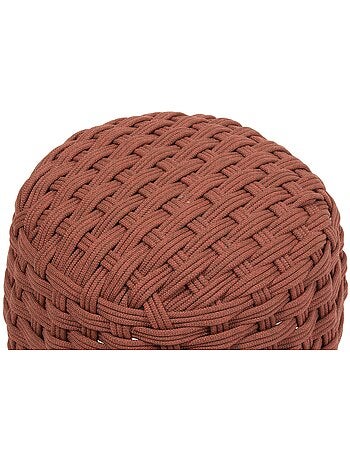 Pouf de jardin tressé rond OBBAE