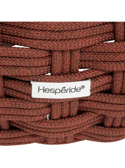 Pouf de jardin tressé rond OBBAE - Kiabi