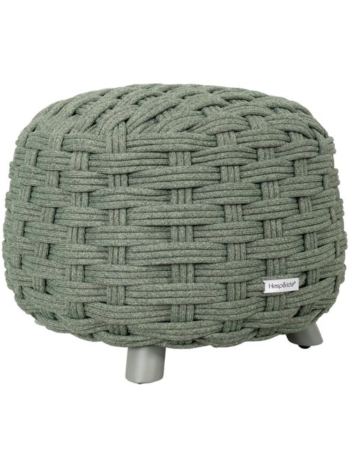 Pouf de jardin tressé rond OBBAE - Kiabi