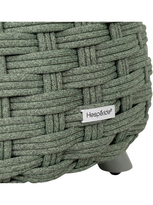 Pouf de jardin tressé rond OBBAE - Kiabi