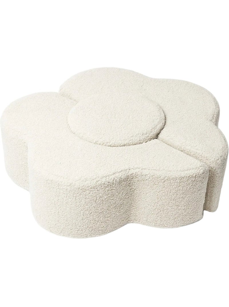 Pouf de motricité bébé Fleur modulable Bearly Crème - Kiabi