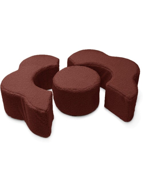 Pouf de motricité bébé Fleur modulable Bearly - Kiabi