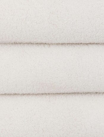 Pouf de rangement en bouclette GUILIA