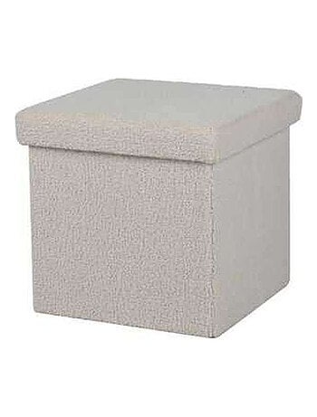 Pouf de rangement pliable