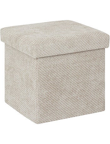 Pouf de rangement pliable en tissu MIX'N MODUL