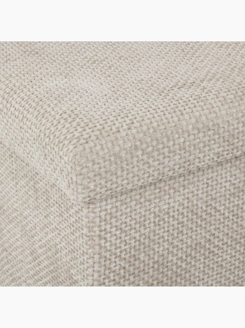 Pouf de rangement pliable en tissu MIX'N MODUL - Kiabi