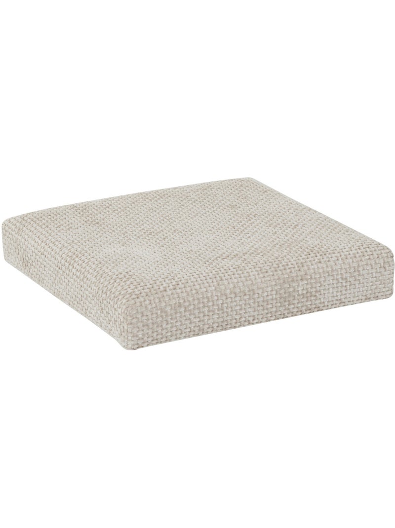 Pouf de rangement pliable en tissu MIX'N MODUL Beige - Kiabi