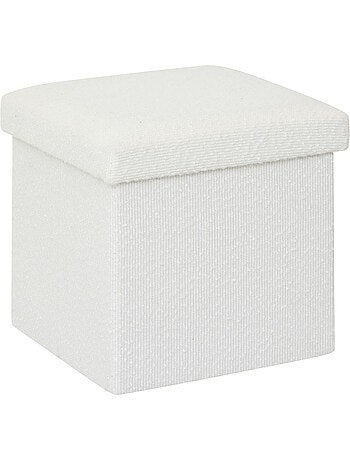 Pouf de rangement pliable en tissu MIX'N MODUL