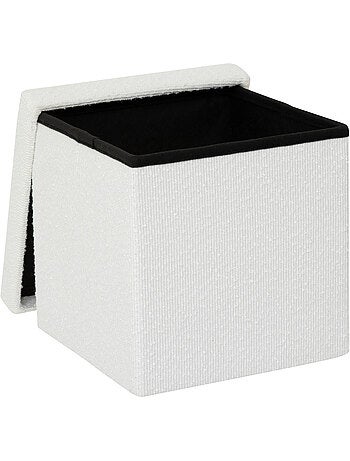 Pouf de rangement pliable en tissu MIX'N MODUL