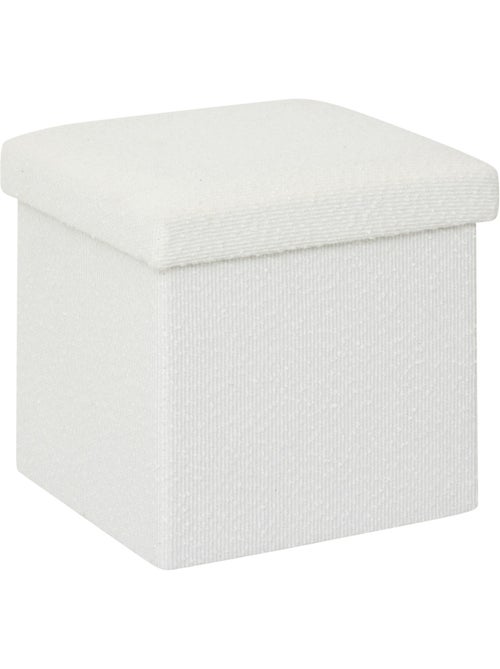 Pouf de rangement pliable en tissu MIX'N MODUL - Kiabi