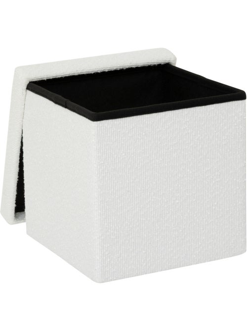 Pouf de rangement pliable en tissu MIX'N MODUL - Kiabi