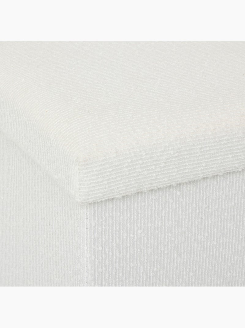 Pouf de rangement pliable en tissu MIX'N MODUL Beige - Kiabi