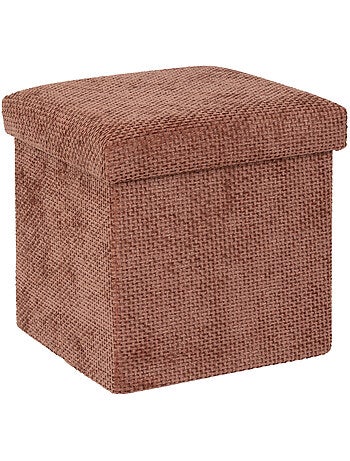 Pouf de rangement pliable en tissu MIX'N MODUL