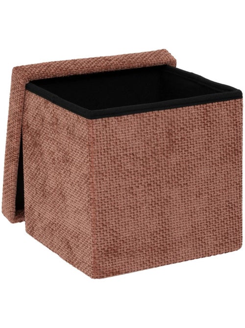 Pouf de rangement pliable en tissu MIX'N MODUL - Kiabi