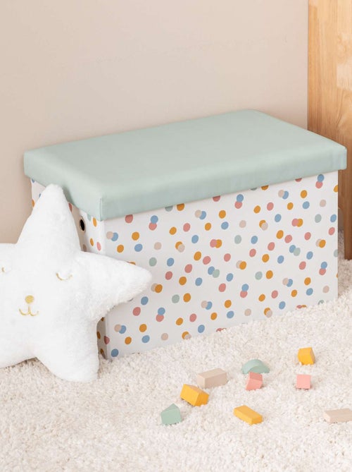 Pouf de rangement pliant POIS - Kiabi