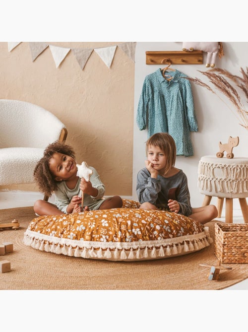 Pouf de sol pour enfants à motif végétal - Kiabi