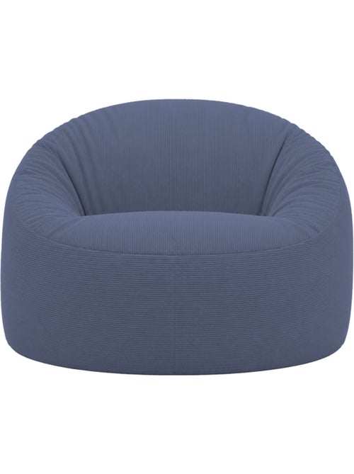 Pouf déhoussable velours côtelé 100 cm - Kiabi