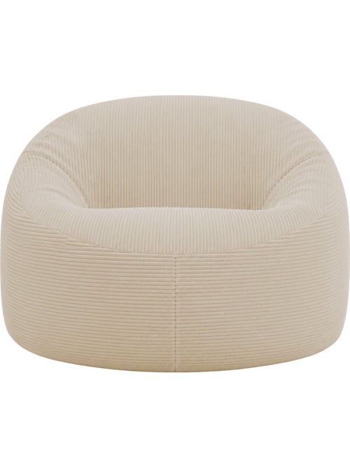 Pouf déhoussable velours côtelé épais 100 cm - Kiabi Pouf déhoussable velours côtelé épais 100 cm - Kiabi