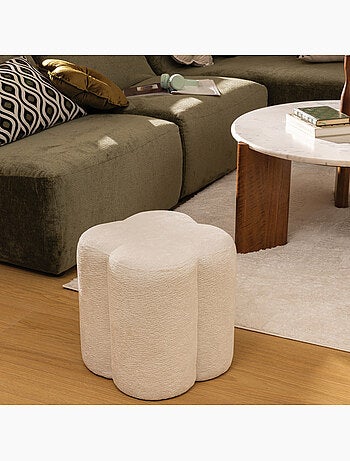 Pouf design en tissu LAVON