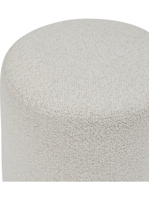 Pouf design en tissu piètement bois NESKY - Kiabi Pouf design en tissu piètement bois NESKY - Kiabi