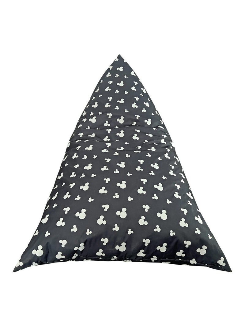 Pouf Disney Mickey - Noir et Blanc Noir Noir - Kiabi