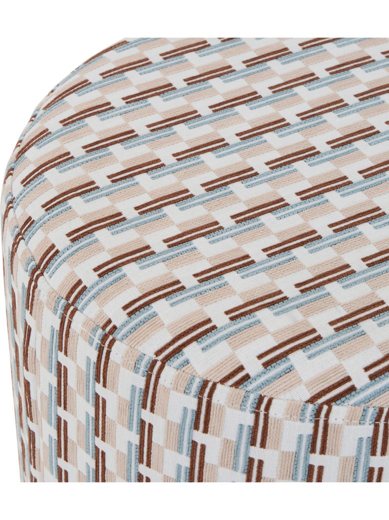 Pouf en tissu SKY LOUNGE Beige - Kiabi