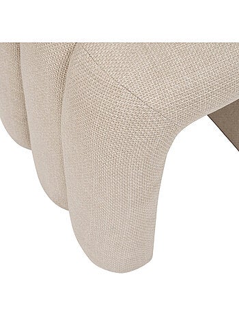Pouf en trois arches rembourrées