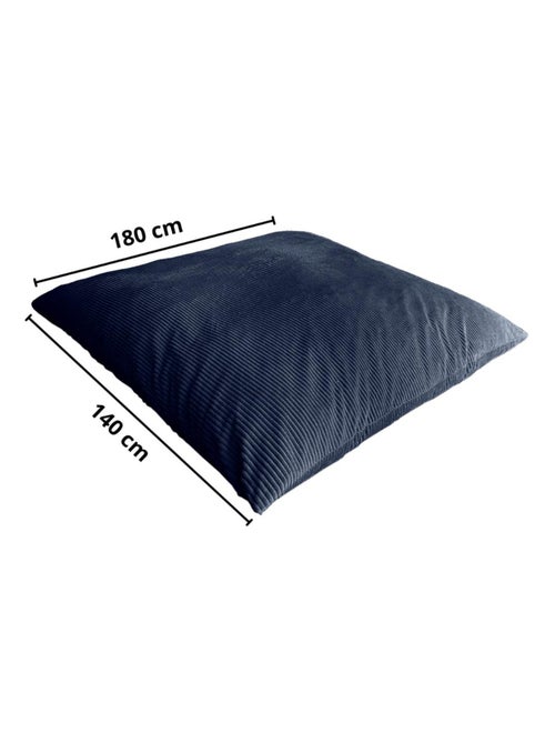 Pouf en Velours Côtelé - Chic, Doux et Déhoussable - Bananair - Kiabi