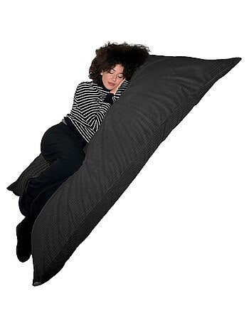 Pouf en Velours Côtelé - Chic, Doux et Déhoussable - Bananair