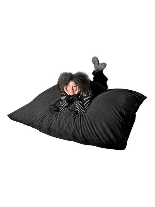 Pouf en Velours Côtelé - Chic, Doux et Déhoussable - Bananair - Kiabi