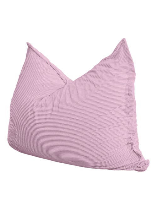 Pouf en Velours Côtelé - Chic, Doux et Déhoussable - Bananair - Kiabi