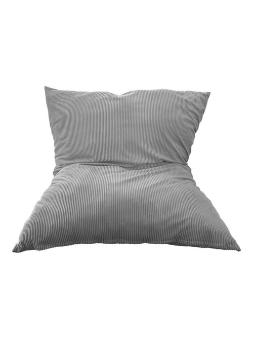 Pouf en Velours C?tel? - Chic, Doux et D?houssable - Bananair - Kiabi
