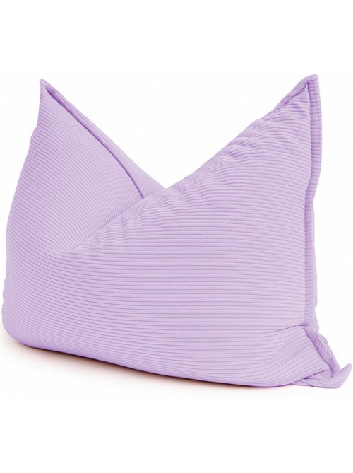 Pouf en Velours C?tel? - Chic, Doux et D?houssable - Bananair - Kiabi