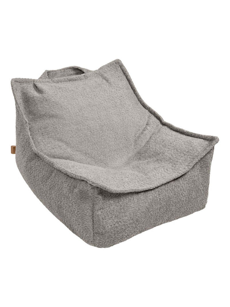 Pouf enfant - Boucle Bean Bag Beige - Kiabi