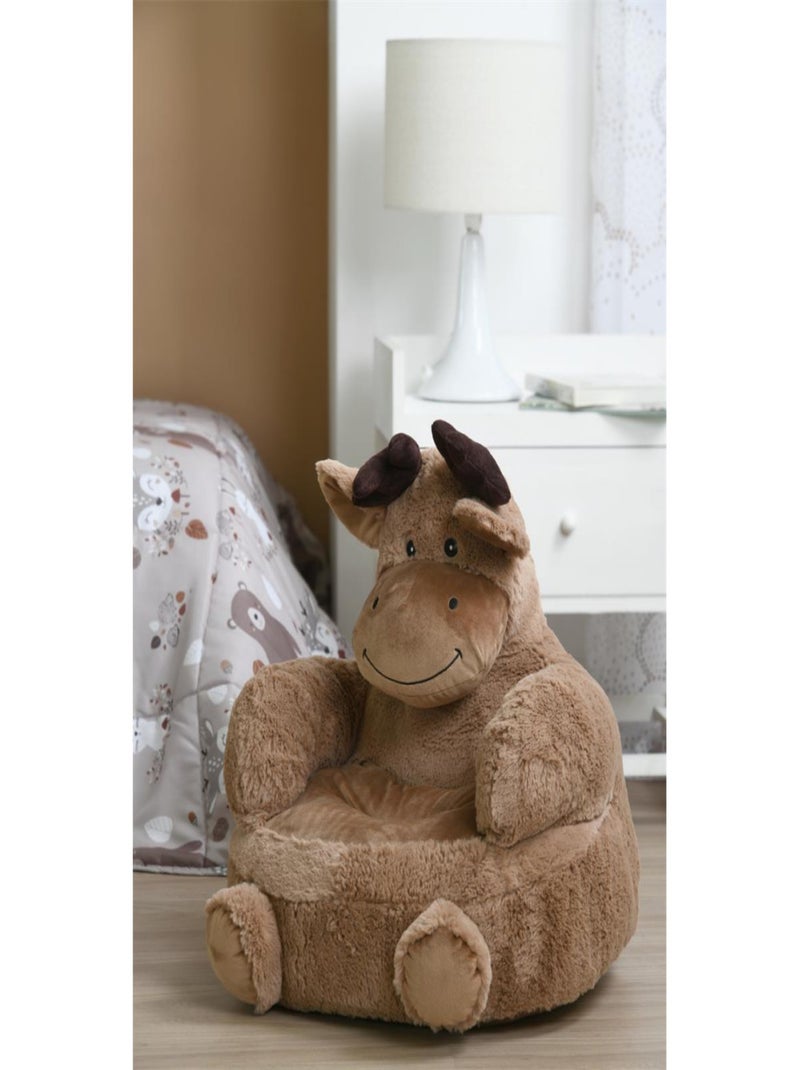 Pouf enfant cerf "Sven" Marron - Kiabi